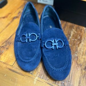 Ferragamo Navy blue shoes